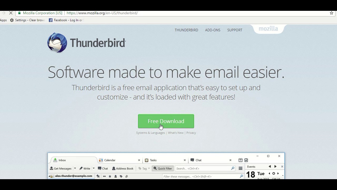 Yahoo Login By Mozila Thunderbird