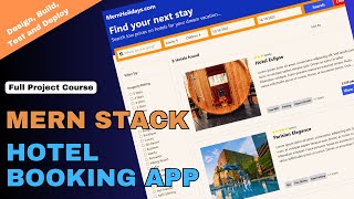 Complete MERN Stack Project: Build a Hotel Booking App Like a Pro Developer Step-by-Step Course 2024 screenshot 4