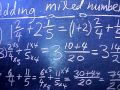 DLubin performing adding mixed numbers with different denominators