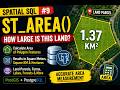 ST_Area()Explained in PostGIS|How to Calculate Polygon Area in PostGIS using ST_Area()|Spatial SQL#9