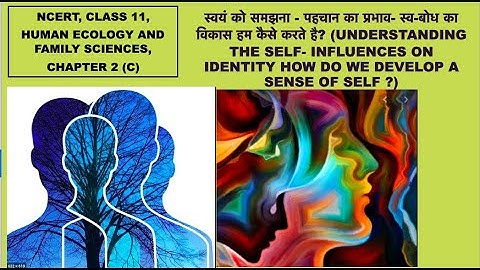 CHAPTER 2 C Understanding the self- Influences on Identity How do we Develop a Sense of Self?