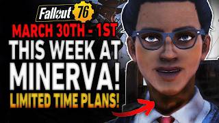 Fallout 76 Minerva Sale Location March 30Th - 1St