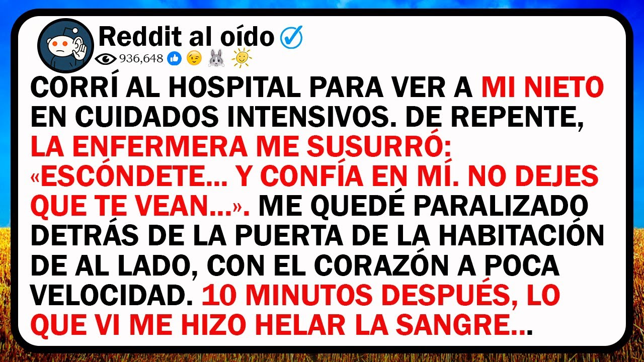 Corrí Al Hospital Para Ver A Mi Nieto En Cuidados Intensivos. De Repente, La Enfermera Me Susurró