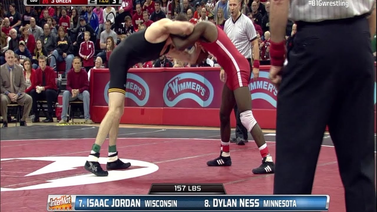 Big Ten Rewind 2014 Wrestling 157 LBs Iowa s Derek St John Vs 