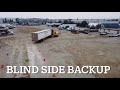 How to Back Up Blind Side #alberta  #truck #truckdriver
