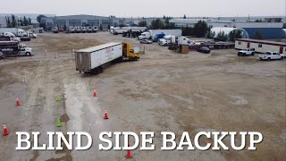 How to Back Up Blind Side #alberta  #truck #truckdriver