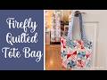 🇺🇸 Firefly Quilt Patriotic Tote Bag (Beginner-Friendly Tutorial)