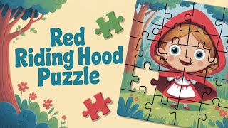 Little Red Riding Hood Story Puzzle | 4-in-1 Fairy Tale for Kids with Story screenshot 4