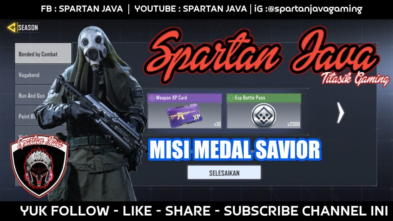 EARN SAVIOR MEDAL 5 TIMES IN MP RANKED MATCHES - TIPS MISI SAVIOR MEDAL CODM  EPS.1