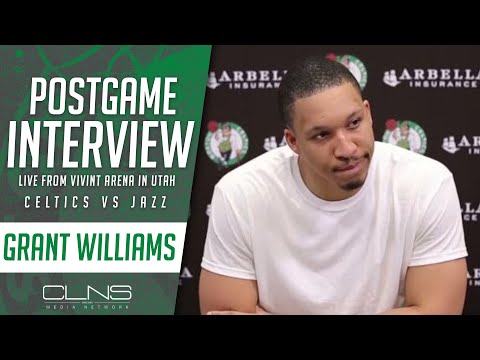 Grant Williams EXPLAINS Celtics Final Shot vs Jazz