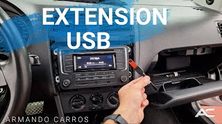 Extensión de USB en estereo Original VW, adaptador puerto USB tipo A en guantera | Armando Carros by Armando Carros 16,599 views 8 months ago 17 minutes