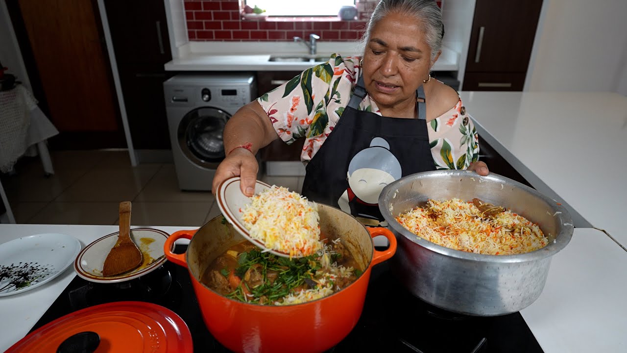 Making masala lamb biryani A much requested & delicious variation on