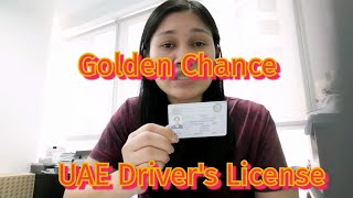 Paano mag avail ng Golden Chance ng UAE Driver's License? #ofw #ofwuae #goldenchance #ofwdubai