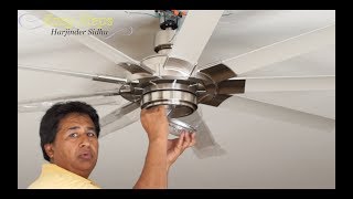Diy Easy 72-Inch Ceiling Fan Installation Learn How To Install Fanimation Slinger V2