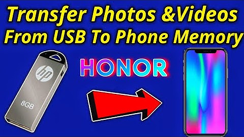 How To Transfer Files, Photos and Videos through Otg From USB To Honor Mobile | Software Mobile Tips