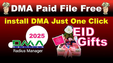 DMA Paid File Free | Install DMA Radius Manager in just One Click | EID Gifts 2025
