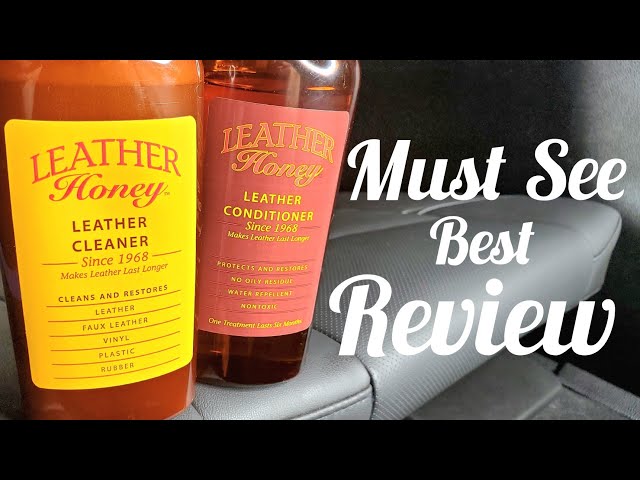 Leather Honey Review: Cleaner + Conditioner – Nick's Car Blog
