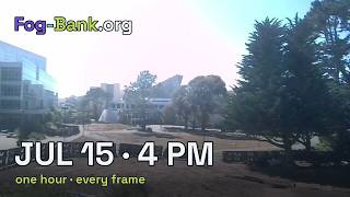 FogCam · July 15, 2026 · 4 pm PT · one hour, every frame