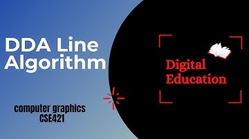 DDA Line Algorithm || Math Example|| Computer Graphics|| Bangla || Mahadi Chowdhury ||