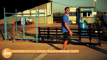 Breakoff In A Head Down Skydive - Skydive Spain