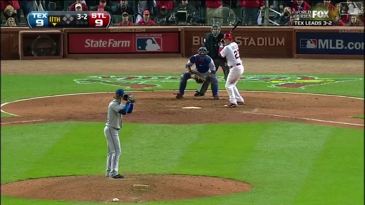 David Freese 2011 World Series Game 6 Walk Off - Moneyball Edition