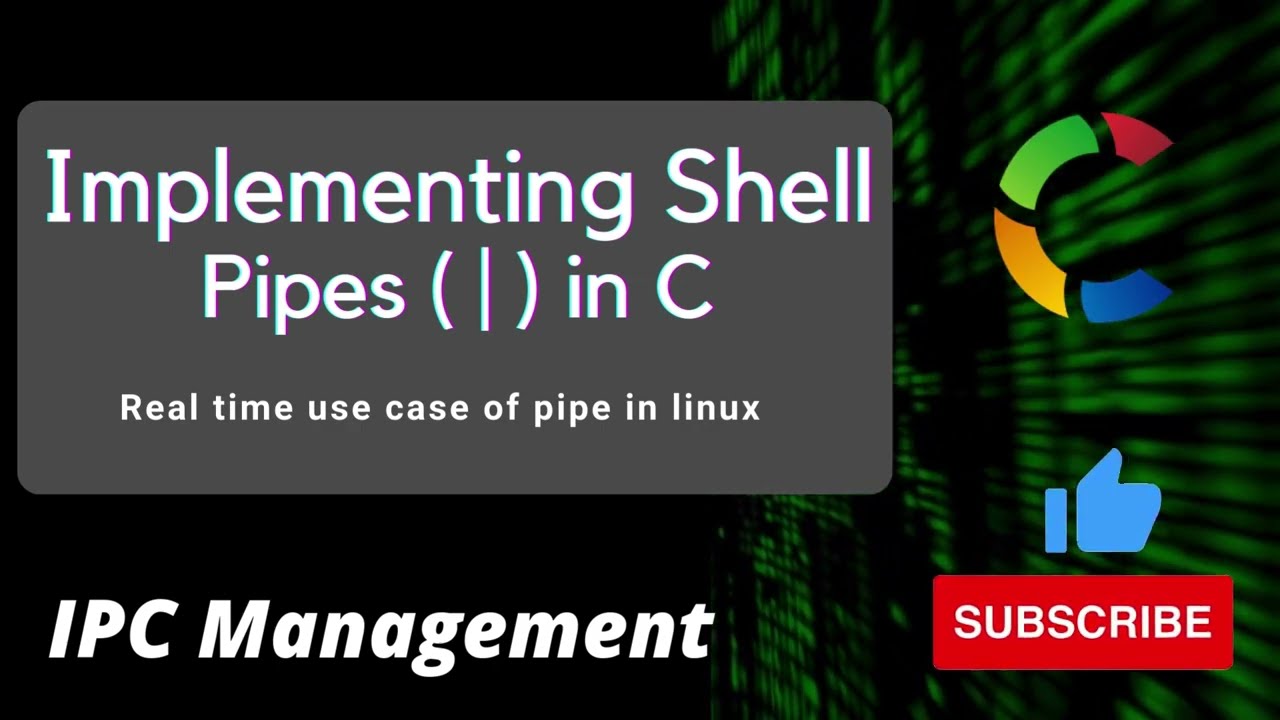 Linux Pipes in C | Implementing ls | wc -l with fork, pipe & dup2