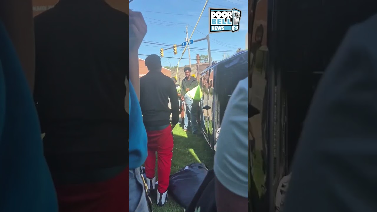 A Car Flipped Over