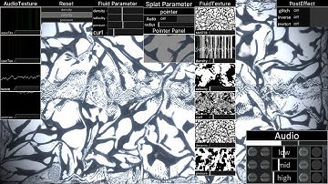 Fluid Simulation Audio Visualizer
