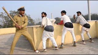 #police and #kaidi Nonstop funny comedy video Amazing Clip by Maha Funny