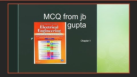 MCQ of Jb gupta