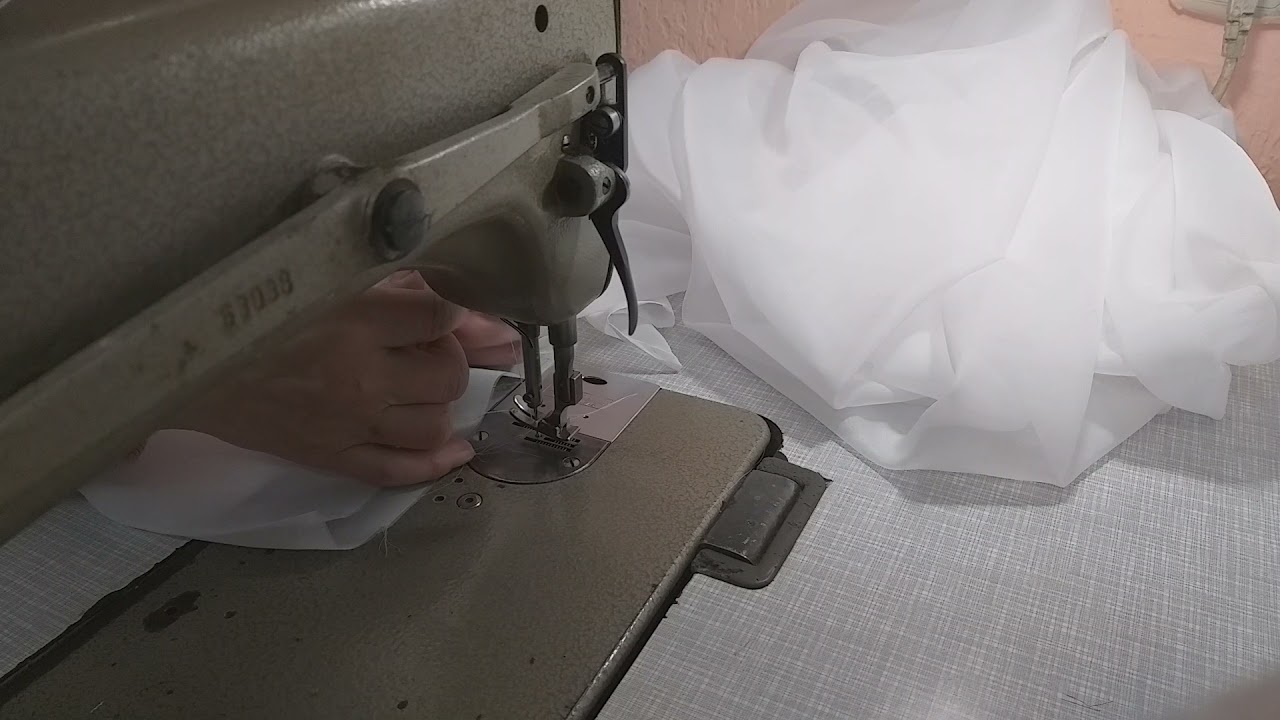 Šivenje zavese od markizeta