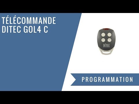 Comment Programmer une télécomande  Ditec Gol4c ?