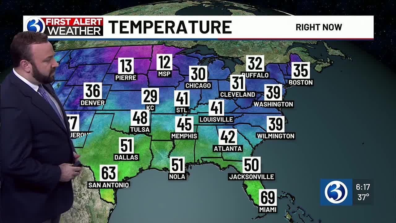 FORECAST: Briefly above average then a First Alert Weather Day for more ...