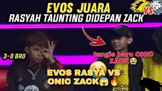 EVOS RASYA VS ONIC ZACK KETEMU DITURNAMEN