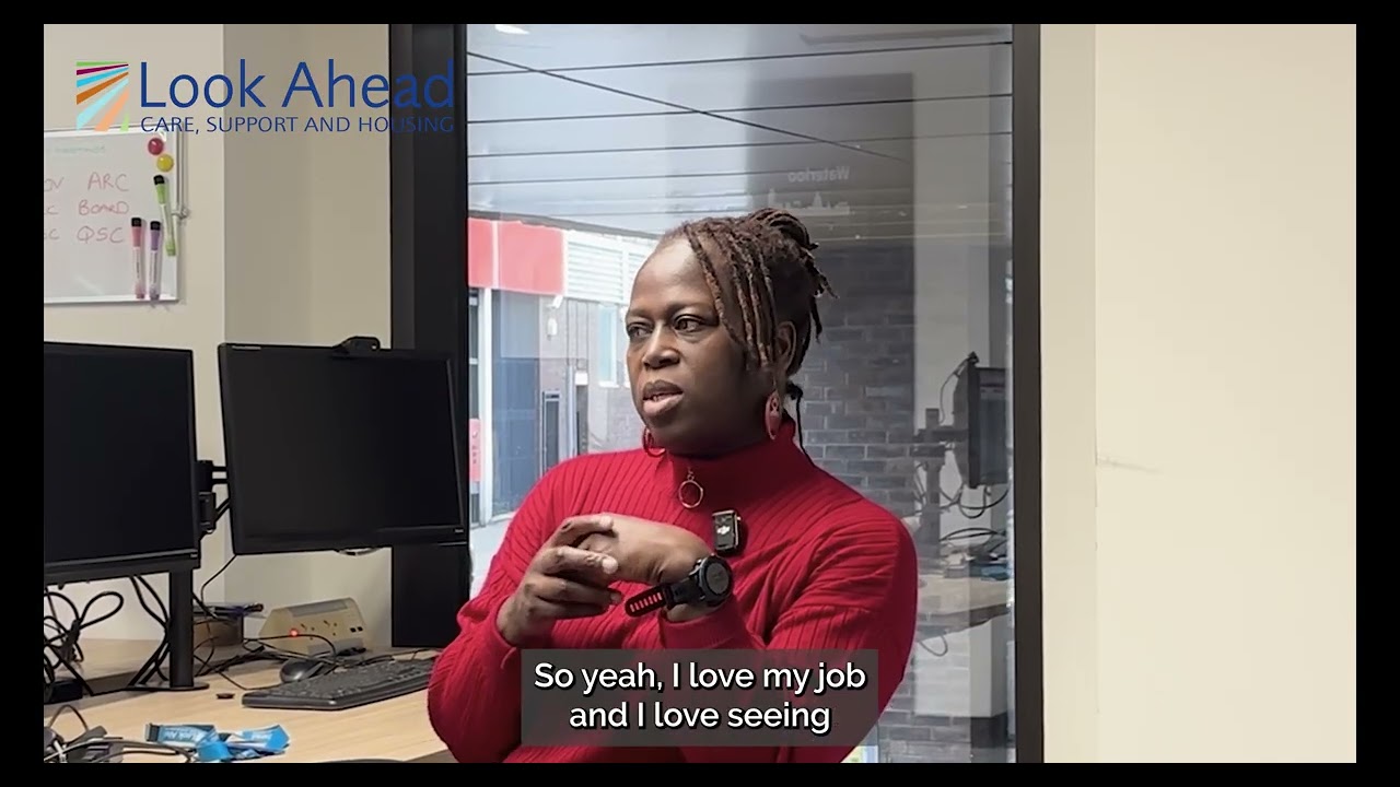 Customers interview Look Ahead Director Nicole Njie