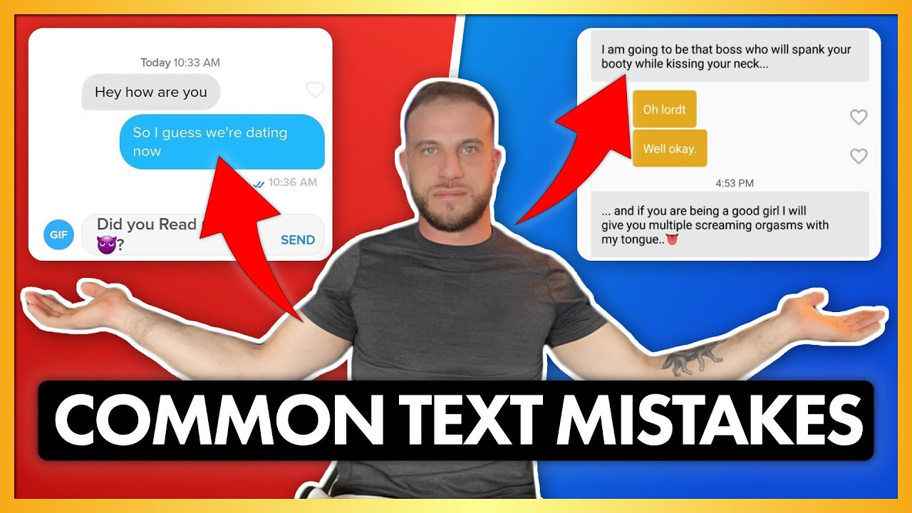 4 Beginner Texting Mistakes That Keep You From Getting Laid - YouTube