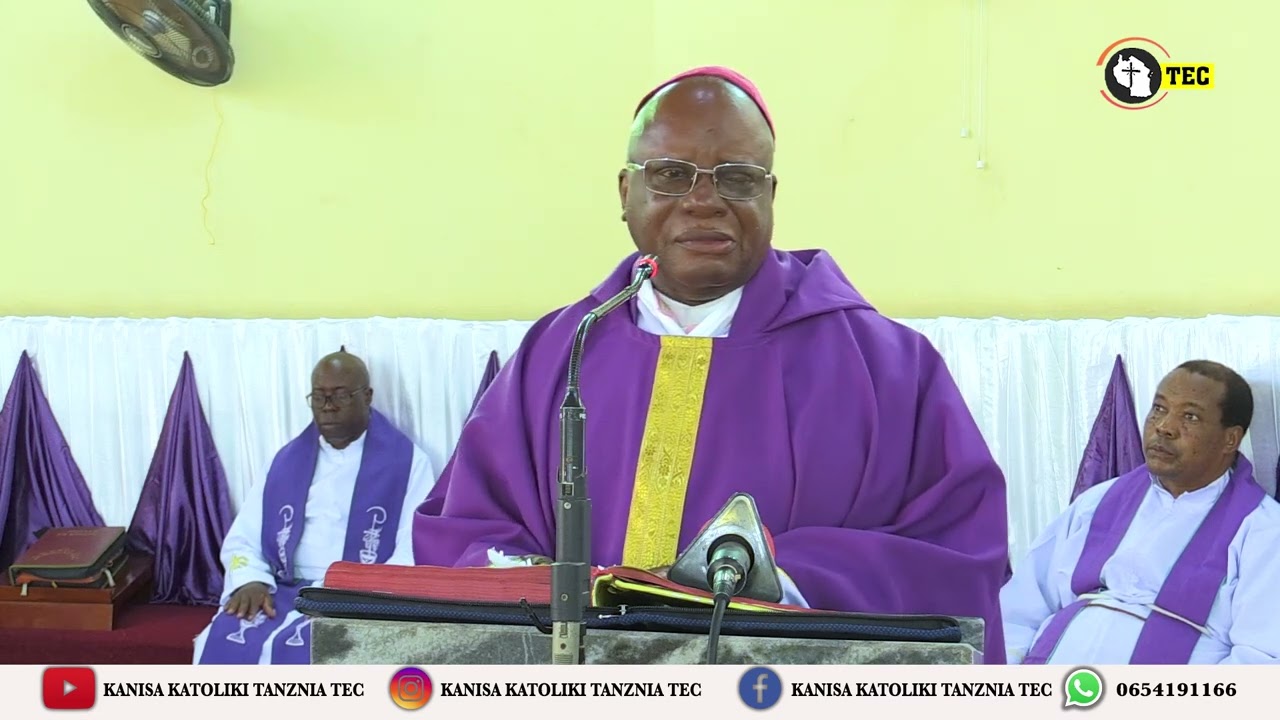 HOMILIA YA ASKOFU MSTAAFU METHOD KILAINI SIKU YA JUMATANO YA MAJIVU - TEC