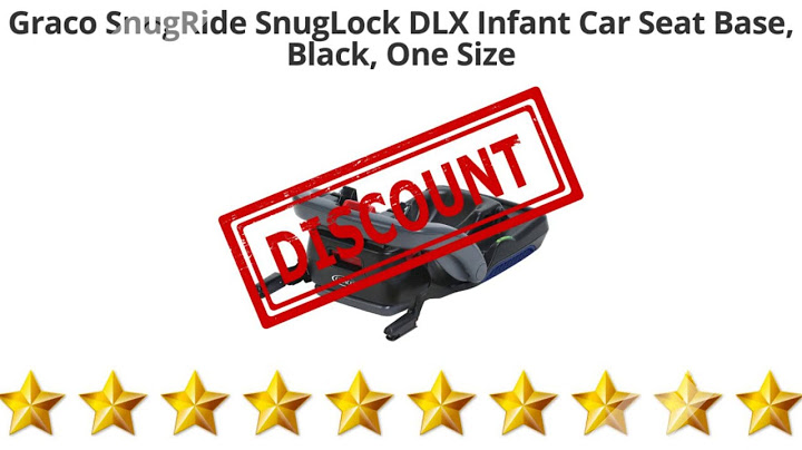 Graco snugride snuglock ™ dlx infant car seat base in black