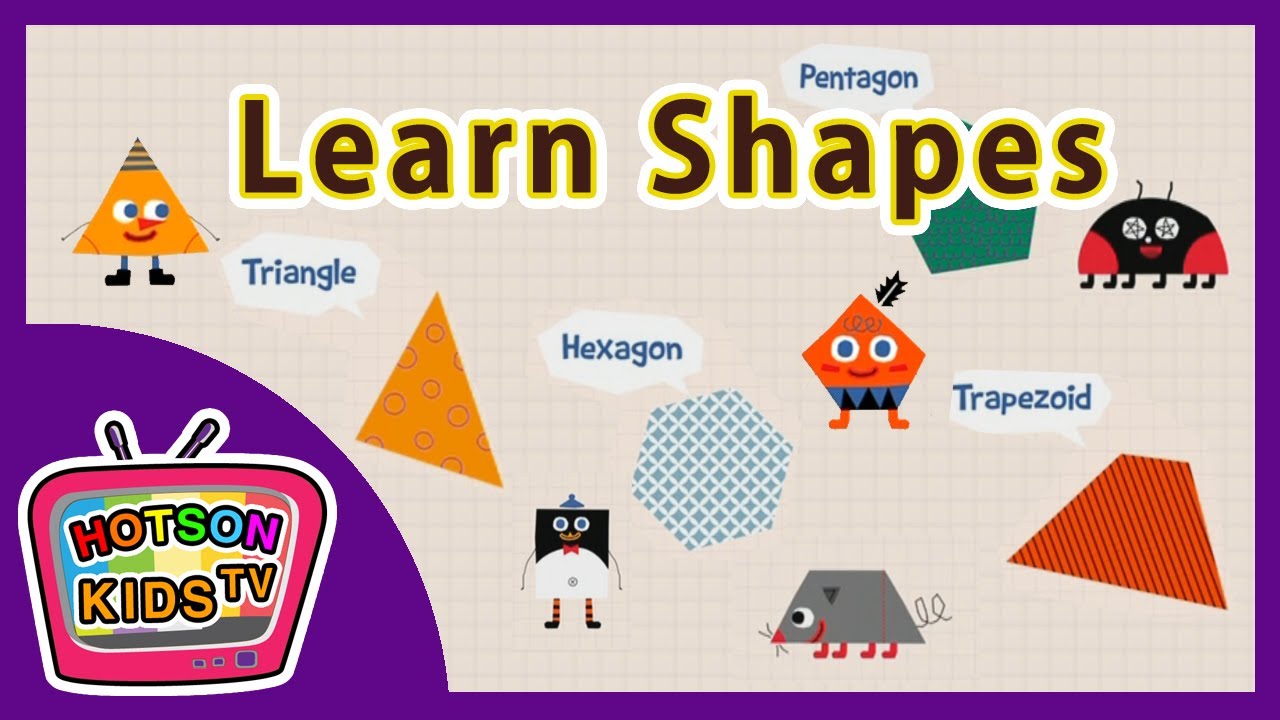 도형놀이 영어버전#1 | 삼각형 사각형... | Learn Shapes for Children #1