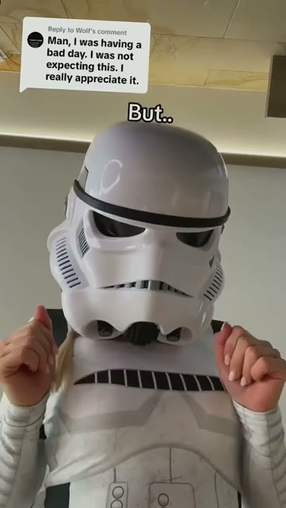 🔐 Deciphered the secret message! #stormtrooper #starwars #starwarstiktok #disney #maryland
