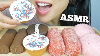 Asmr 711 Treats Snoball Swiss Roll Cup Cake Twinkies Eating Sounds No Talking Sas-Asmr