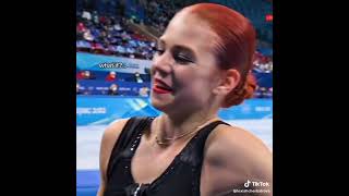 cr:lexishcherbakova #figureskating #sashatrusova #olympics #yt #sports #shorts #iceskating #youtube