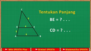 Kesebangunan Pada Segitiga. Part 3, Contoh Perhitungan