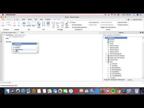 How to make break on touch script in Roblox Studio 2019