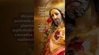 ORACIÓN AL SAGRADO CORAZÓN DE JESÚS #oración