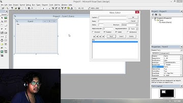 Menu Editor Visual Basic 6.0