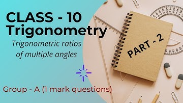 Trigonometric ratios of multiple & sub-multiple angle #RS Virtual Class# GROUP - A (1 mark question)