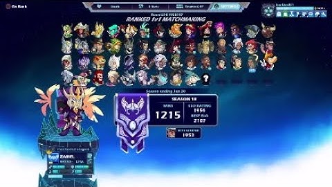 Brawlhalla-ranked 1v1-Zariel gameplay