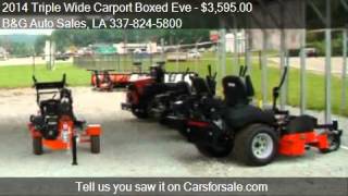 2014 Triple Wide Carport Boxed Eve 26x31 for sale in Jenning