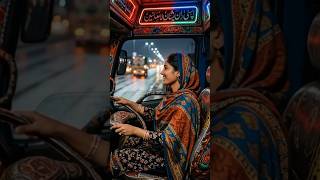 lady truck driver | #ytshorts #carshorts #ladydriver